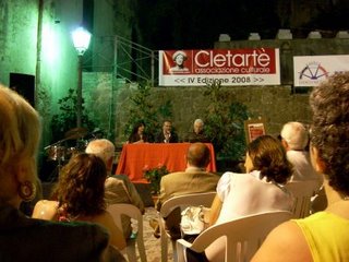 un momento dell'apertura di Cletarte 2008.JPG